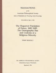 Tapa de The Huguenot population of France, 1600-1685