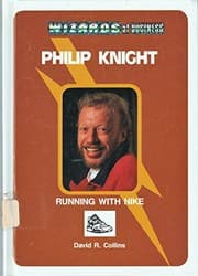 Tapa de Philip Knight--running with Nike