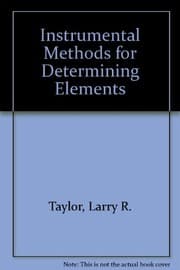 Tapa de Instrumental methods for determining elements