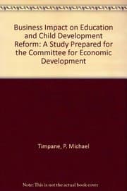 Tapa de Business impact on education and child development reform