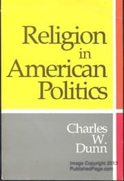Tapa de Religion in American politics