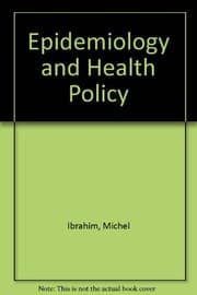 Tapa de Epidemiology and health policy