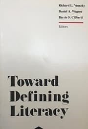 Tapa de Toward defining literacy