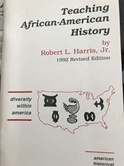 Tapa de Teaching African-American history