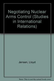 Tapa de Negotiating nuclear arms control