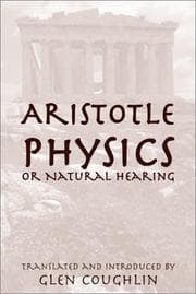 Tapa de Physics, or Natural Hearing