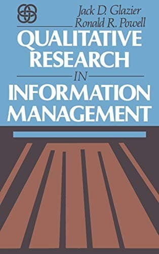 Tapa de Qualitative research in information management