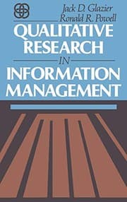 Tapa de Qualitative research in information management