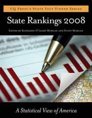 Tapa de State Rankings 2008 Paperback Edition (State Fact Finder)