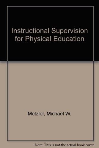 Tapa de Instructional supervision for physical education