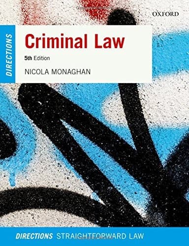 Tapa de Criminal Law Directions