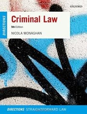 Tapa de Criminal Law Directions