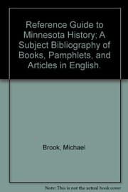 Tapa de Reference guide to Minnesota history