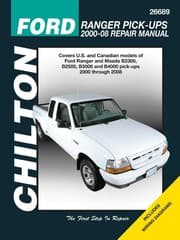 Tapa de Chilton's Ford Ranger Pick-Ups 2000-2008 Repair Manual (Chilton's Total Car Care)