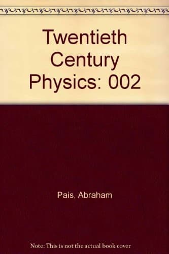 Tapa de Twentieth century physics