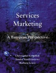 Tapa de Services Marketing (European Perspectives)