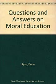 Tapa de Questions and answers on moral education