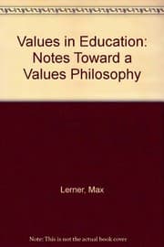 Tapa de Values in education