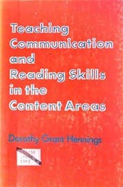 Tapa de Teaching communication and reading skills in the content areas