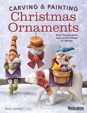 Tapa de Carving & Painting Christmas Ornaments: Easy Techniques for 23 Patterns in Wood (Fox Chapel Publishing) Step-by-Step Projects for Beginner, Intermediate, and Advanced Carvers, plus Original Designs