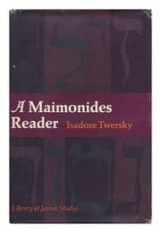 Tapa de A Maimonides reader