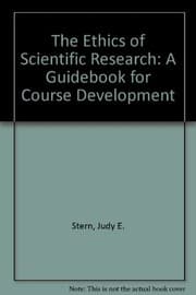 Tapa de The ethics of scientific research
