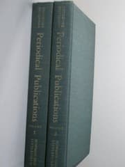 Tapa de Periodical publications; a bibliography of bibliographies