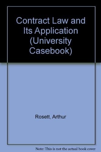 Tapa de Contract law and its application