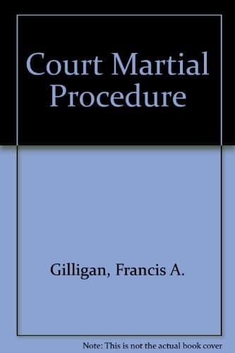 Tapa de Court-martial procedure