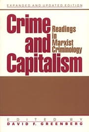 Tapa de Crime and Capitalism: Readings in Marxist Criminology