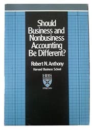Tapa de Should business and nonbusiness accounting be different?