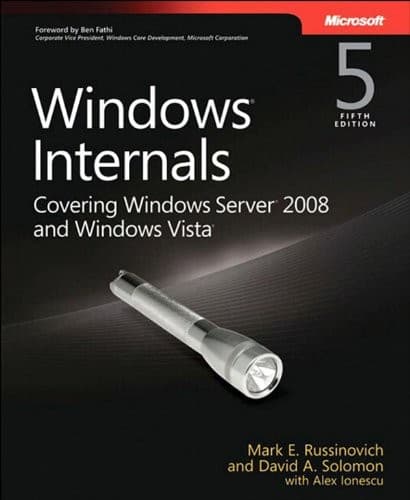 Tapa de Windows Internals (Developer Reference)