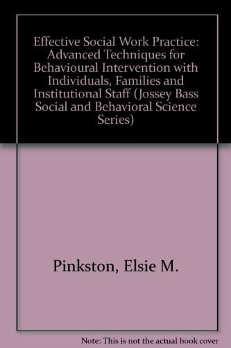 Tapa de Effective social work practice