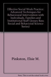 Tapa de Effective social work practice
