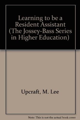 Tapa de Learning to be a resident assistant
