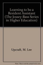 Tapa de Learning to be a resident assistant