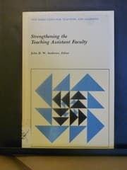 Tapa de Strengthening the teaching assistant faculty