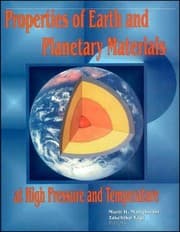 Tapa de Properties of earth and planetary materials at high pressure and temperature