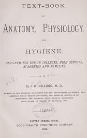 Tapa de Text-book of anatomy, physiology, and hygiene ...