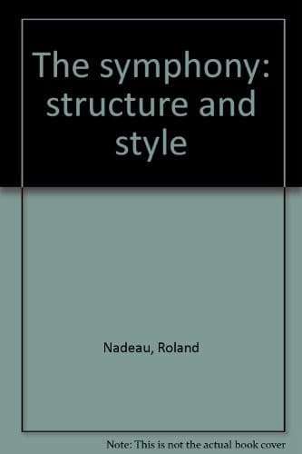 Tapa de The symphony: structure and style