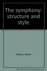 Tapa de The symphony: structure and style