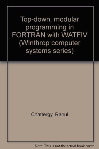 Tapa de Top-down, modular programming in FORTRAN with WATFIV