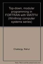 Tapa de Top-down, modular programming in FORTRAN with WATFIV