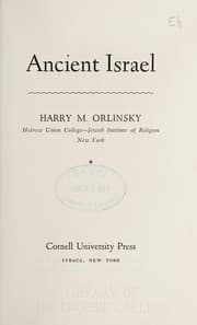 Tapa de Ancient Israel