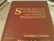 Tapa de Sourcebook of marriage and family evaluation