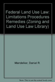 Tapa de Federal land use law