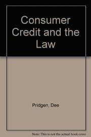Tapa de Consumer credit and the law