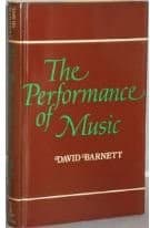 Tapa de The Performance of Music : A Study in Terms of the Pianoforte