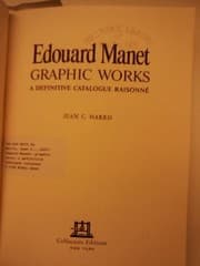 Tapa de Edouard Manet: graphic works