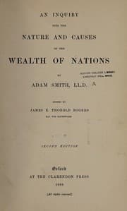 Tapa de An inquiry into the nature and causes of the wealth of nations